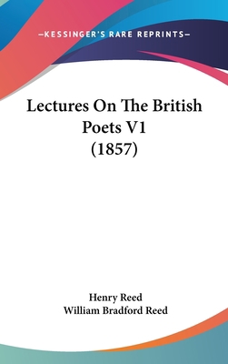 Lectures on the British Poets V1 (1857) 1436649382 Book Cover