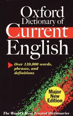 Oxford Dictionary of Current English 0198603789 Book Cover