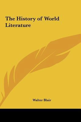 The History of World Literature 1161497285 Book Cover