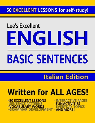 Lee's Excellent English Basic Sentences - Itali... B09NRG1KJJ Book Cover