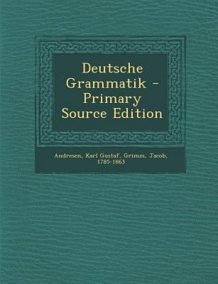 Deutsche Grammatik [German] 1289799806 Book Cover