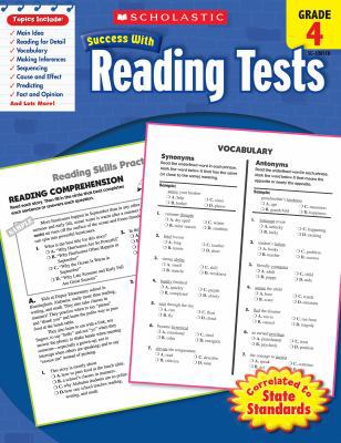 Scholastic Success with Reading Tests: Grade 4 ... B004NH4FJI Book Cover