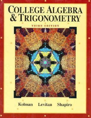 College Algebra & Trigonometry 0030469333 Book Cover