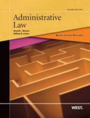 Black Letter Outline on Administrative Law 0314904085 Book Cover