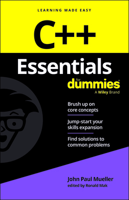 C++ Essentials for Dummies 1394307888 Book Cover
