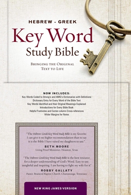 Hebrew-Greek Key Word Study Bible-NKJV 0899578675 Book Cover