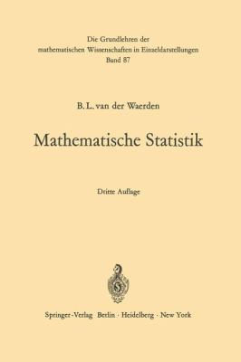 Mathematische Statistik [German] 3642649750 Book Cover