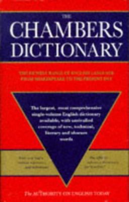 The Chambers Dictionary 0550102558 Book Cover