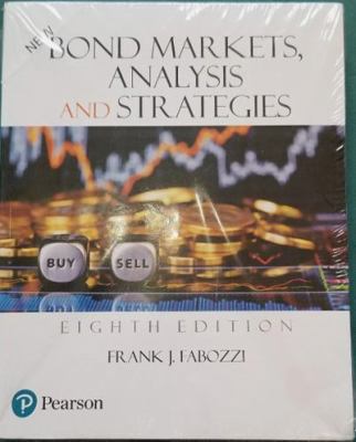 Bond Markets, Analysis and Strategies 9332518289 Book Cover