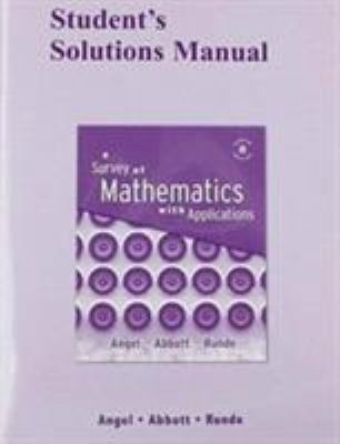 Student Solutions Manual for A Survey of Mathem... 0321510895 Book Cover
