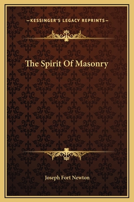 The Spirit Of Masonry 1169172326 Book Cover