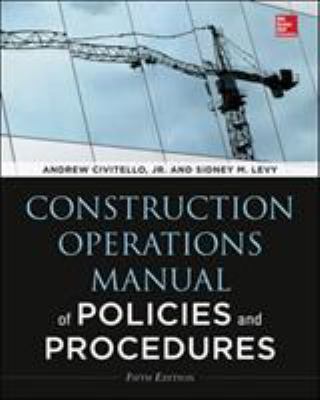 Construction Operations Manual of Policies and ... 0071826947 Book Cover