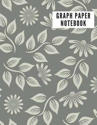 Graph Paper Notebook: 5x5 Floral Graph Composit... 1673814182 Book Cover
