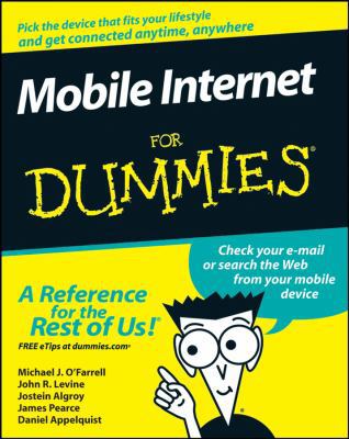 Mobile Internet for Dummies 0470239530 Book Cover
