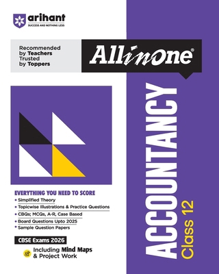 AIO CBSE Accountancy 12th 9368401640 Book Cover