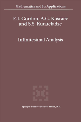 Infinitesimal Analysis 9048160707 Book Cover