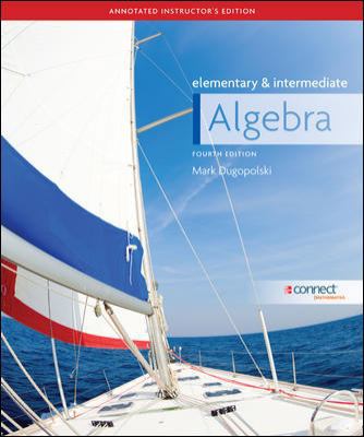 Elementary and Intermediate Algebra 0077353293 Book Cover