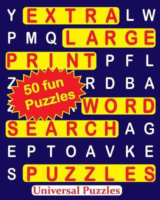 EXTRA LARGE Print WORD SEARCH Puzzles [Large Print] 1533303371 Book Cover