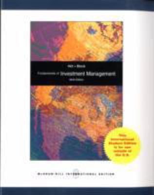 Fundamentals of Investment Management 0071283765 Book Cover