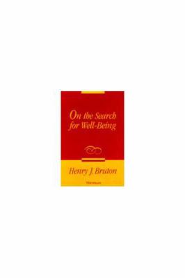 On the Search for Well-Being 0472107917 Book Cover