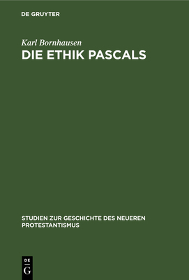 Die Ethik Pascals [German] 3111186806 Book Cover