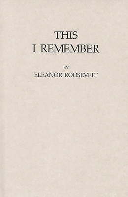 This I Remember 0837177022 Book Cover