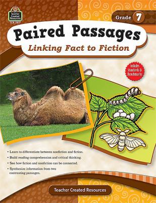 Paired Passages: Linking Fact to Fiction Grade 7 B009GKUQQ8 Book Cover