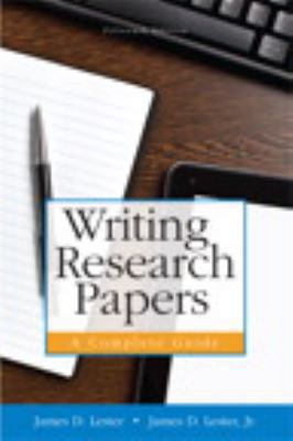 Writing Research Papers: A Complete Guide (Spiral) 0321952944 Book Cover