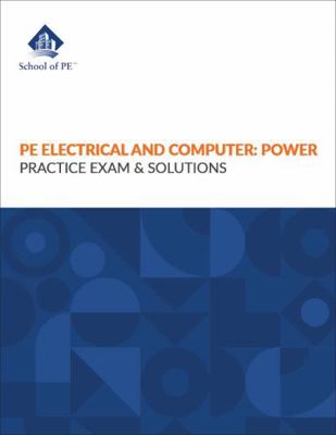 Paperback PE Electrical and Computer: Power Practice Exam & Solutions Book