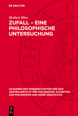 Zufall - Eine Philosophische Untersuchung [German] 3112771109 Book Cover