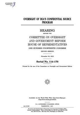 Oversight of DEA's confidential source program:... 197586171X Book Cover