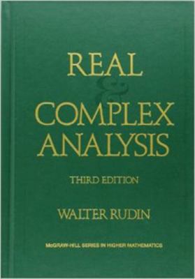 Real and Complex Analysis 0070542341 Book Cover