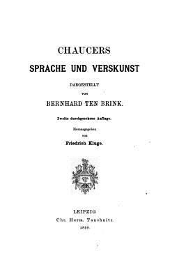Chaucers Sprache und Verskunst [German] 1530661927 Book Cover