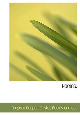 Poems. 1140613278 Book Cover