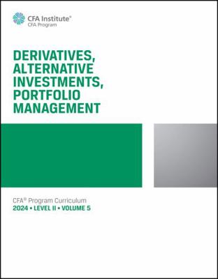 Paperback 2024 CFA Program Curriculum Level II Volume 5 Book