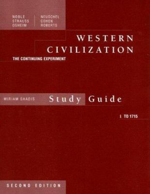 Western Civilization Volume I: To 1715 Study Gu... 0395892899 Book Cover