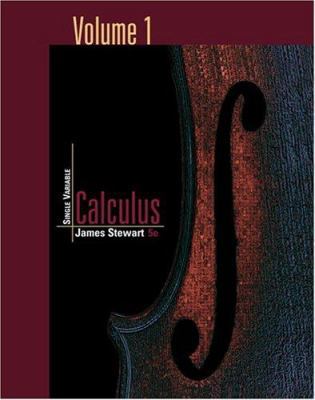Single Variable Calculus, Volume 1 0534496768 Book Cover