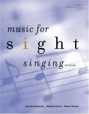 Music for Sight Singing 0534628028 Book Cover