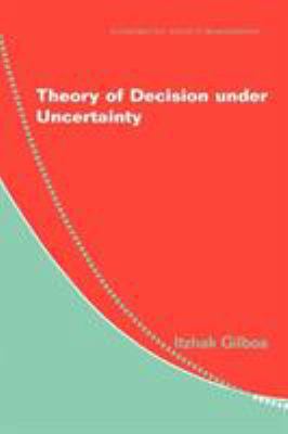 Theory of Decision under Uncertainty B007YZYBQI Book Cover