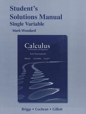 Student Solutions Manual for Calculus for Scien... 0321785444 Book Cover