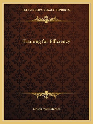 Training for Efficiency 1162600705 Book Cover