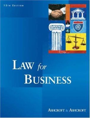 Law for Business 0324261063 Book Cover