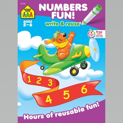 School Zone Numbers Fun! Write & Reuse 1589477863 Book Cover