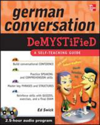 German Conversation Demystified with Two Audio CDs B007YXMVD0 Book Cover