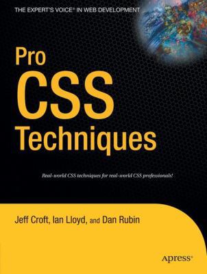 Pro CSS Techniques 159059732X Book Cover