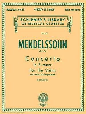 Concerto in E Minor, Op. 64: Schirmer Library o... B00KZBFFSQ Book Cover