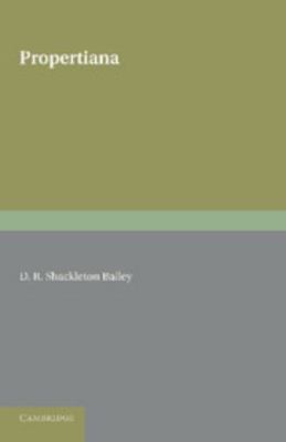 Propertiana 1107623952 Book Cover