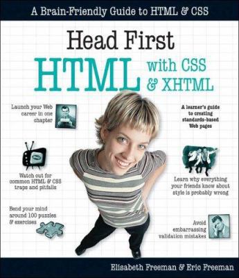 Head First HTML with CSS & XHTML 1600330045 Book Cover