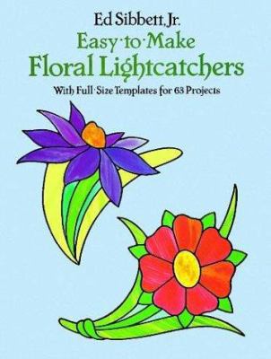 Small Floral Stained Glass Designs: With Full-S... 0486250342 Book Cover