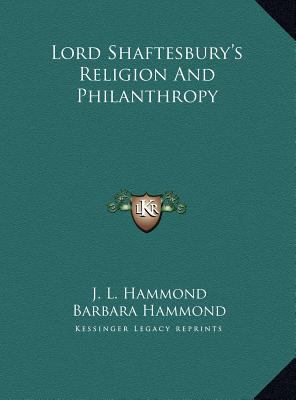 Lord Shaftesbury's Religion And Philanthropy 1169488307 Book Cover